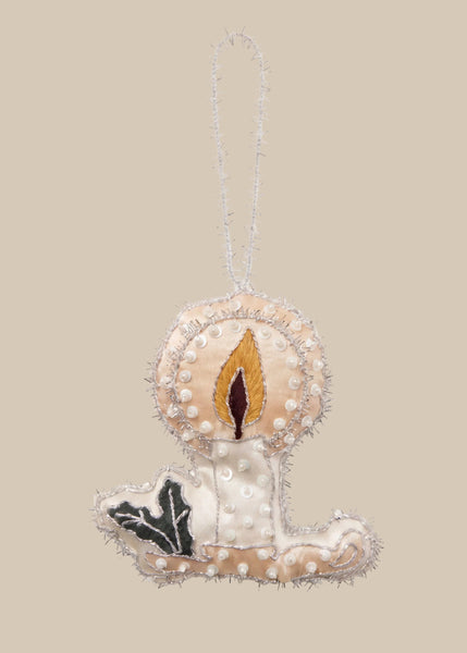 PRE-ORDER Candle Light (white) Christmas Ornament